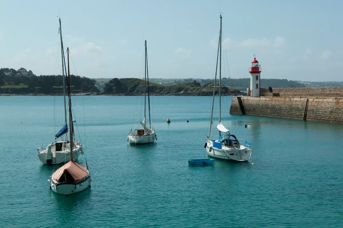 Tourismus Bretagne Port Erquy Camping Cotes Armor